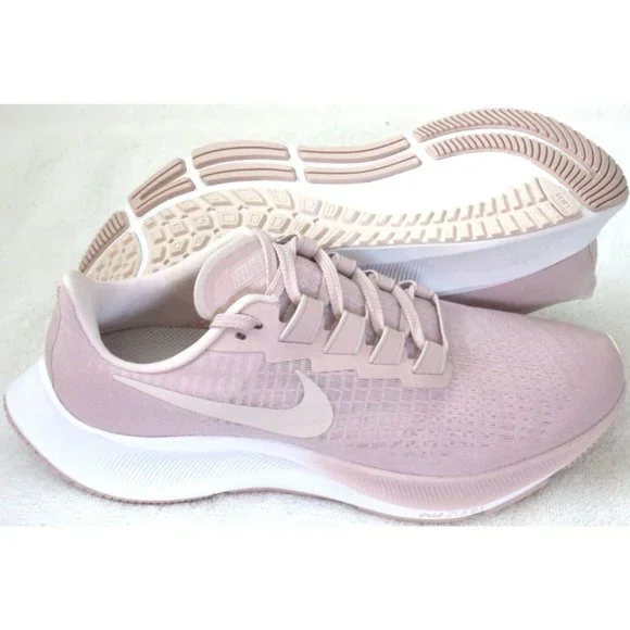 Women's Nike Air Zoom Pegasus 37 Running Shoes Champagne Rose White Sizes NIB - Picture 2 of 5